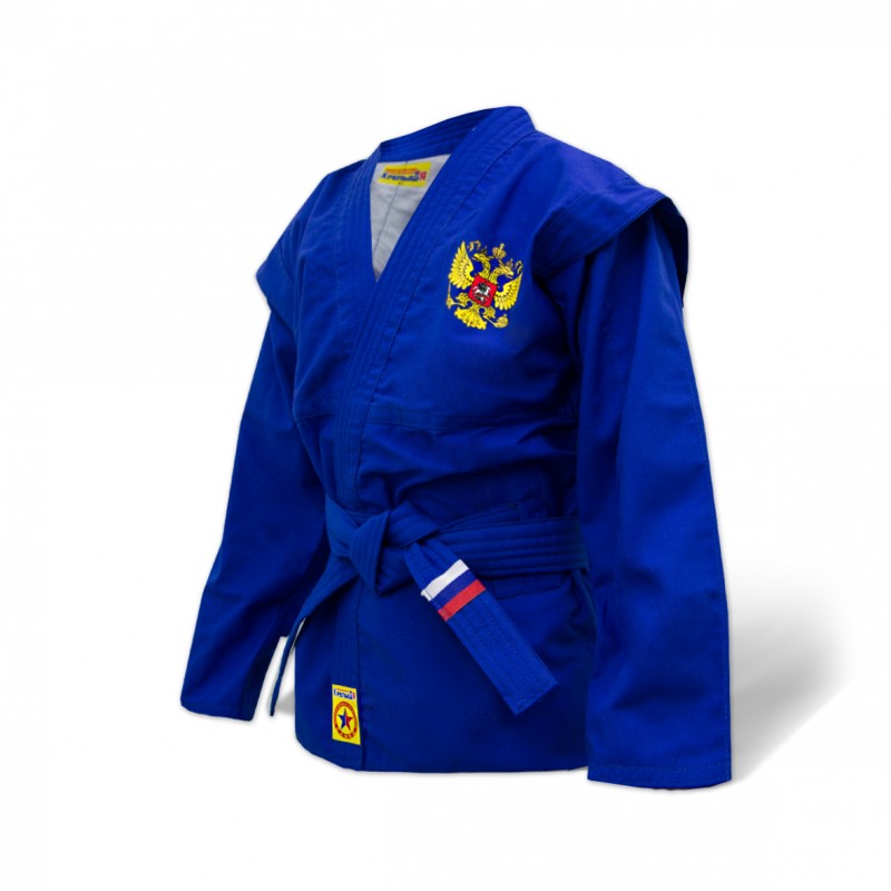 judo, mma FIAS approved New krepysh combat sambo jacket Blue 