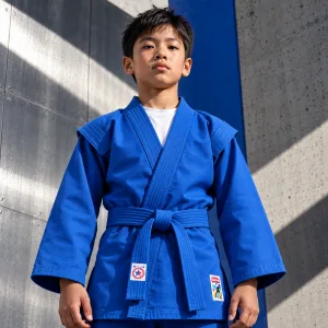 RSM lightweight sambo jacket, blue - front view